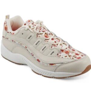 EASY SPIRIT/ROMY WALKING SHOE/TAN FLORAL/SIZE 6M